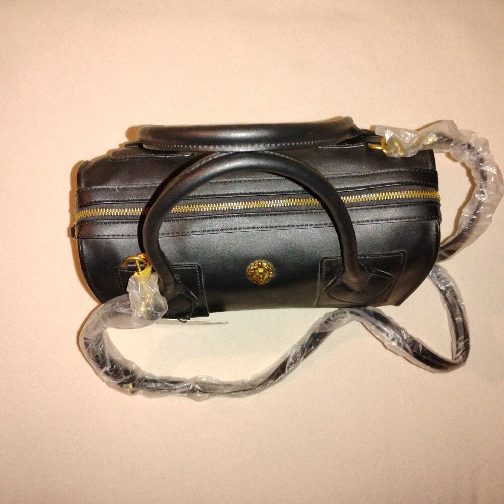 Anne Klein Black Bey Satchel - Picture 10 of 16